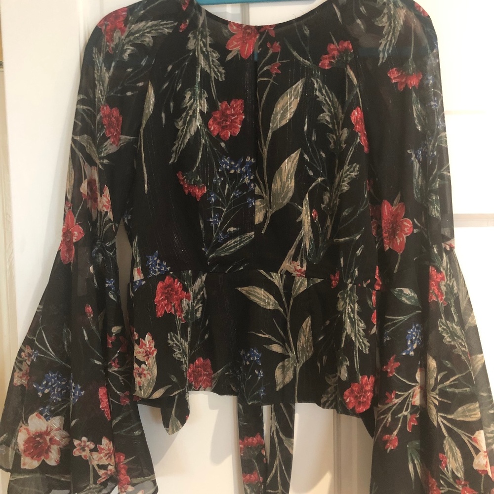 Flowy sparkly top